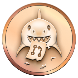 GitHub Pull Shark Achievement Badge